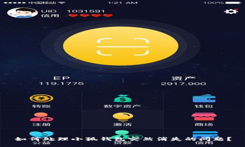 如何处理小狐钱包突然消失的问题？